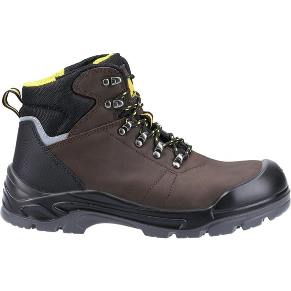 Amblers Safety AS203 Laymore Water Resistant Leather Men's Safety Boots in Brown