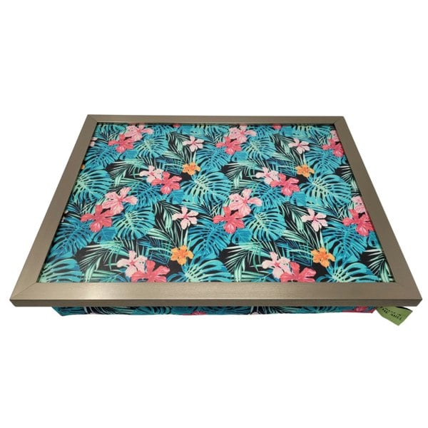 Made in the Mill Luxury Tropical Palm Lap Tray With Bean Bag