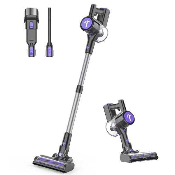 Teendow Cordless Handheld Vacuum Cleaner, 23KPa Suction, Brushless Motor and 450ml Dust Container
