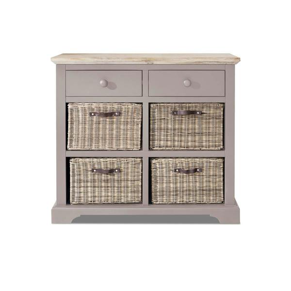 Statement Furniture Florence Sideboard with 2 Drawers and Removable Storage Baskets