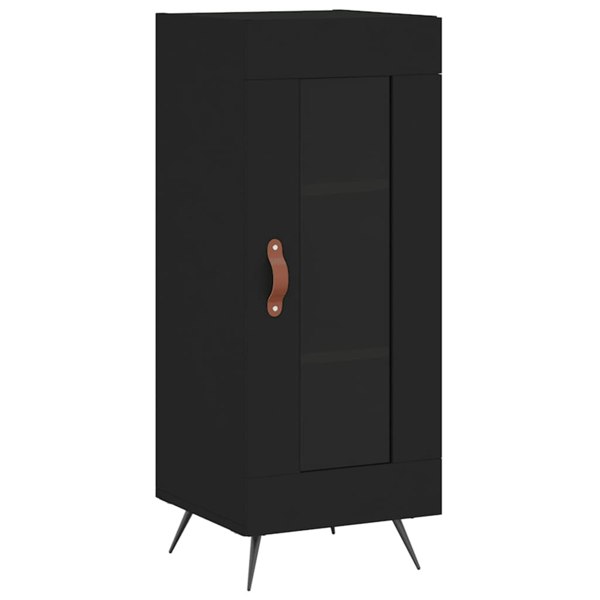 Berkfield Sideboard Black 34.5x34x90 cm Engineered Wood