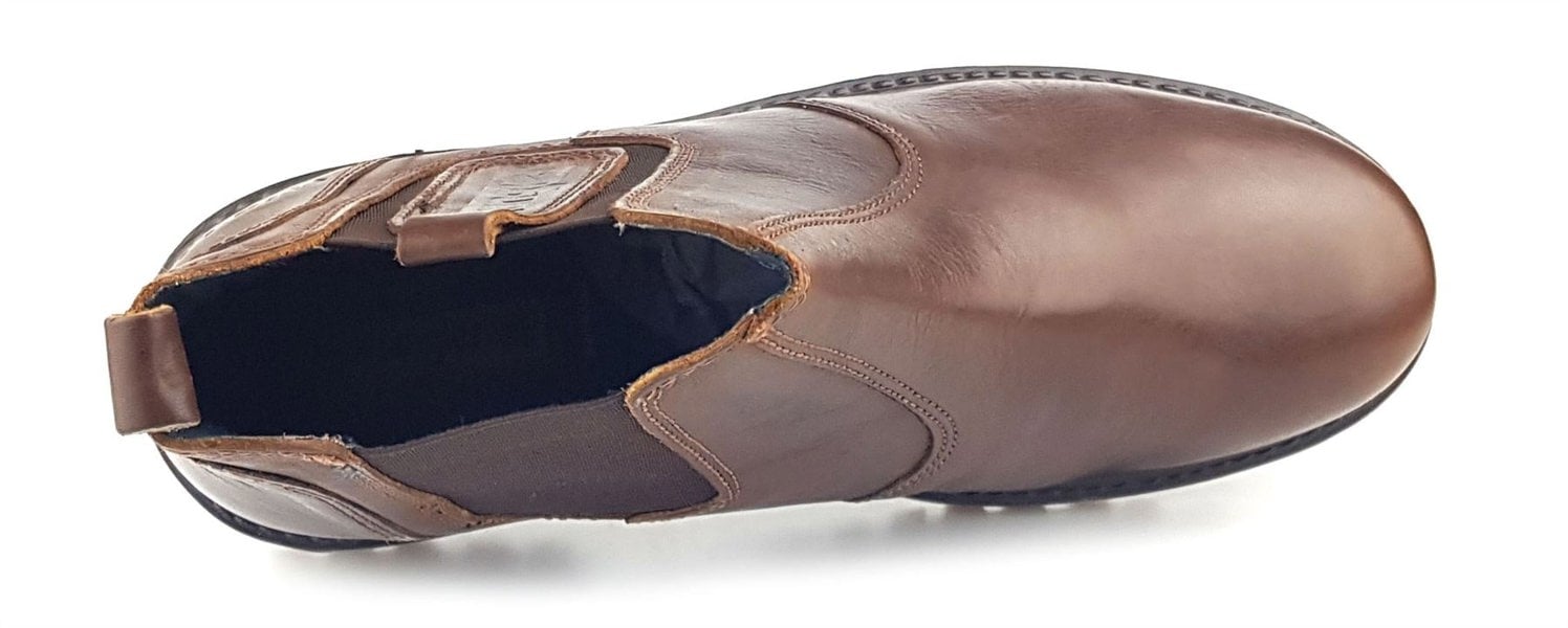 Wrangler Yuma Chelsea Ankle Leather Pull On Mens Boots