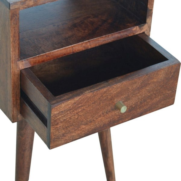 Artisan Furniture Solid Wood Mini Cherry Bedside Table