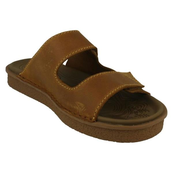Clarks Mens Clarks Hook and Loop Straps Casual Summer Sandals Litton Strap