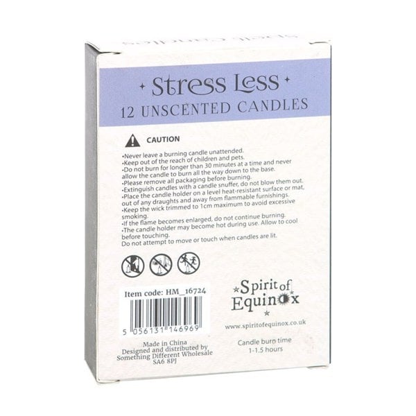 Serano Pack of 12 Stress Less Spell Candles