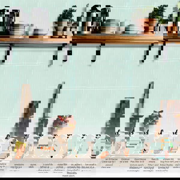 Light Sea Green Rectangular 3D Sticker Tile 12 x 12 inches / 30.5 x 30.5 cm - 6pcs in a pack