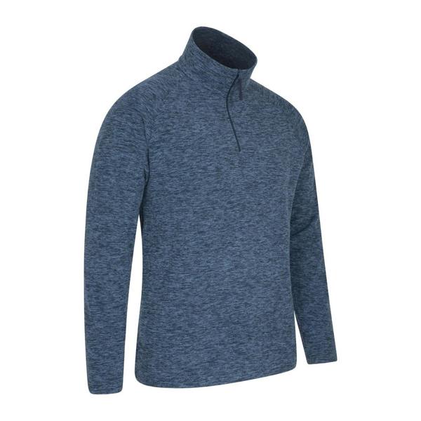 Mountain Warehouse Mens Snowdon II Fleece Top - Navy - 