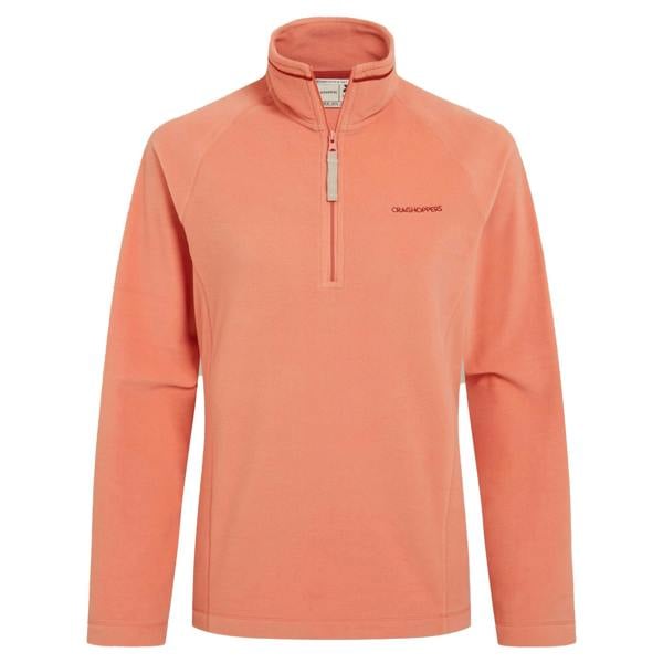 Craghoppers Womens/Ladies Nation Trust Miska Half Zip Fleece Top - Spiced Apricot - 