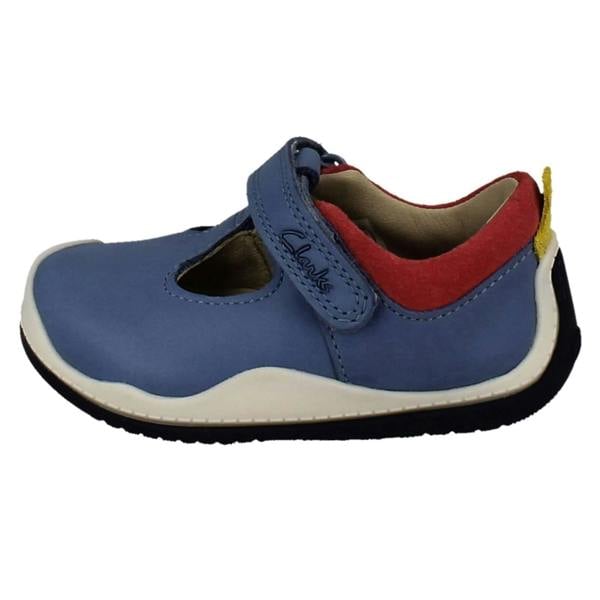 Clarks Childrens Clarks First Walking T-Bar Shoes Roller Bright T