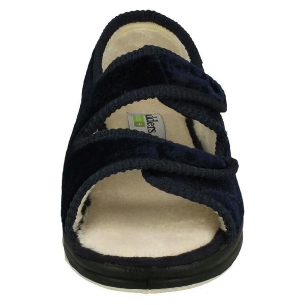 Padders Ladies Padders Wide Fitting Open Toe Slippers - Lydia