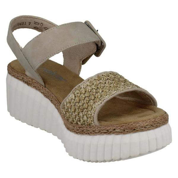 Rieker Ladies Rieker Wedge Sandals 69176