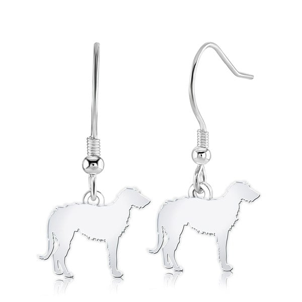 Mylee London Deerhound Silhouette Silver Earrings