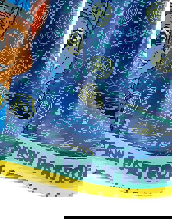 Paw Patrol Boys Blue Chase Graphic Wellington Boots with Handles