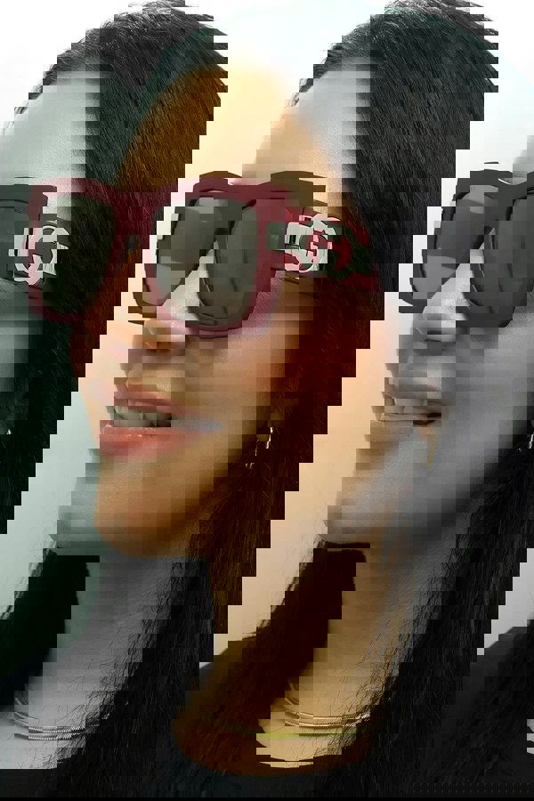 Gucci Sunglasses GG1688S 003 Red with Silver Grey with Light Silver Mirror