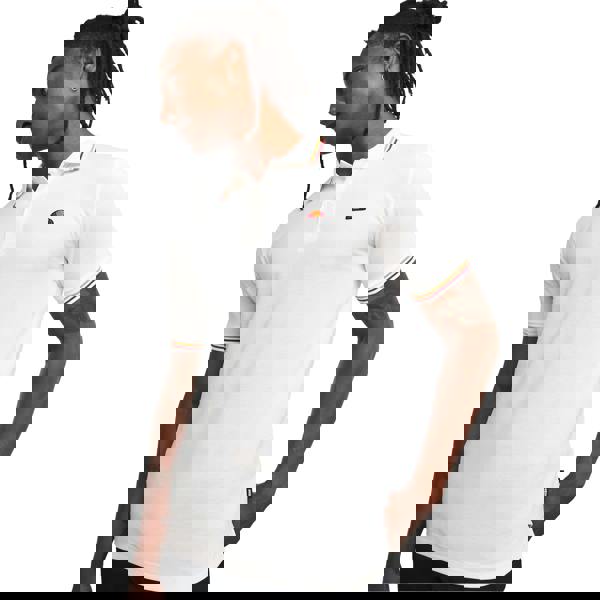 Ellesse Mens Rooks Polo Shirt - White - 