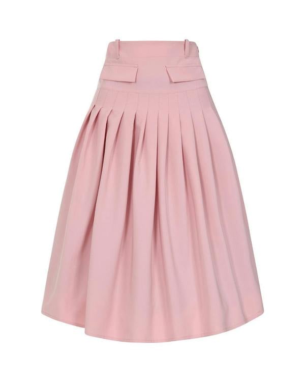HotSquash Pleated Utility Style Skirt