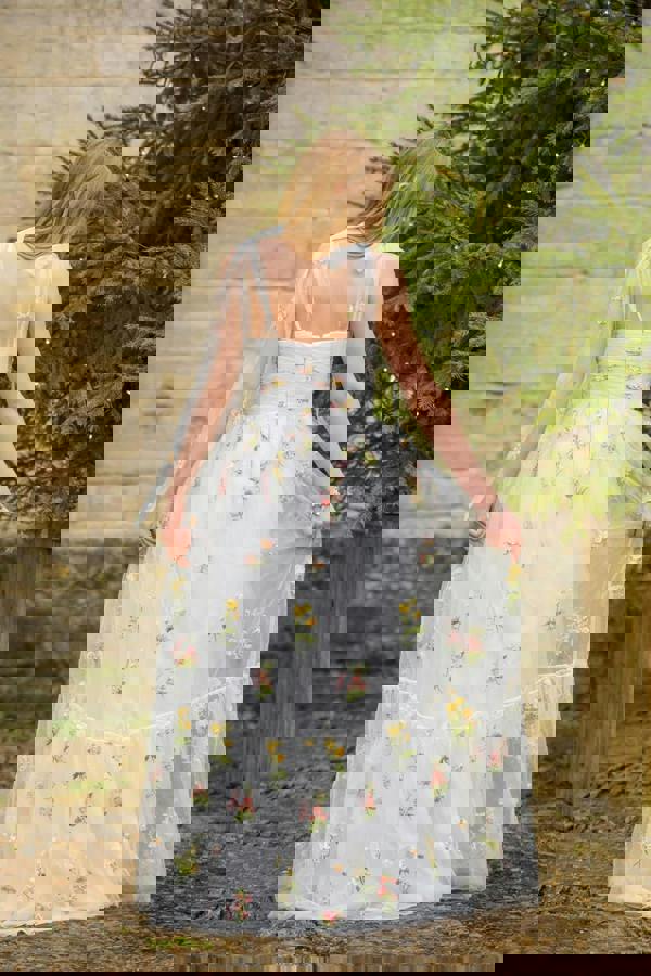 UK Flower Girl Boutique Enchanted Lalla Dress - White