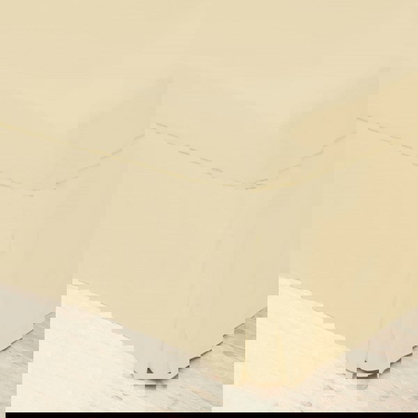 Belledorm Easycare Percale Platform Valance - Cream