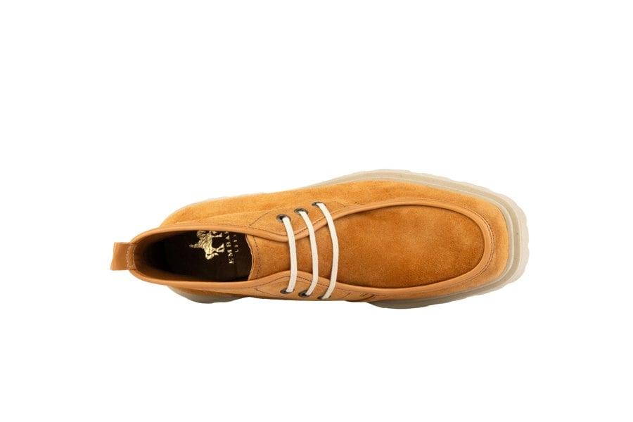 Embassy London Verona - Brown Suede - Women's Square Toe Chukka Boot