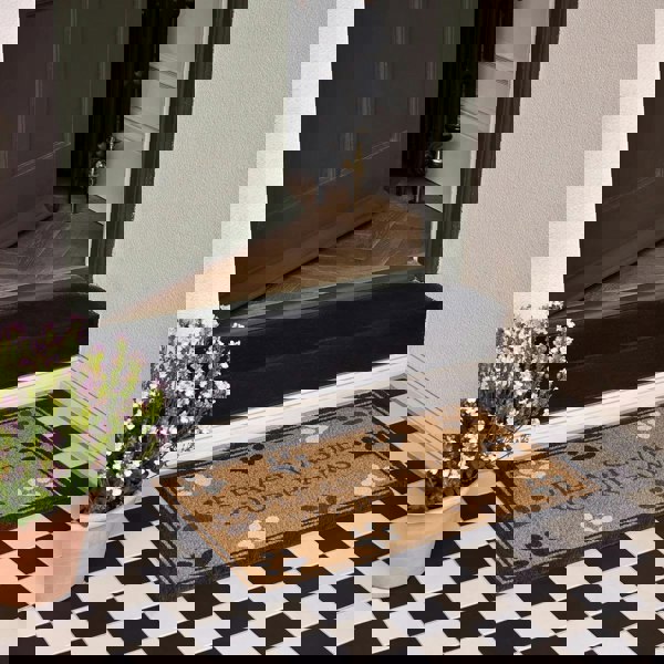 The Rugs Quality Eco-Friendly Coir Doormat 45x75cm Stylish