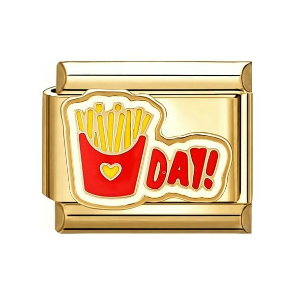 Serafina Fries Day | Italian Style Bracelet Charm