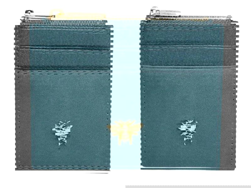 Alice Wheeler Bee Vegan Leather Coin & Card Purse