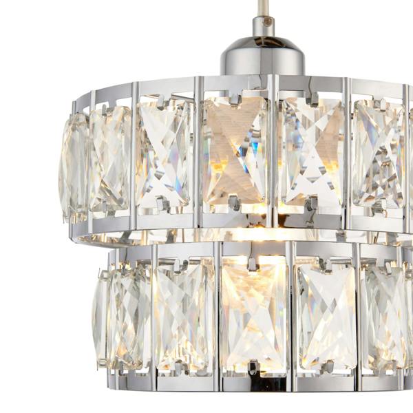 Pagazzi Lighting Darla Clear Ceiling Pendant Shade