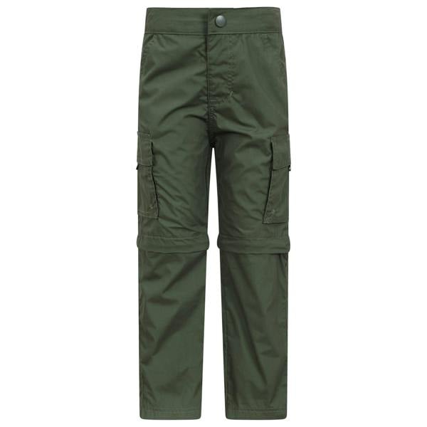 Mountain Warehouse Childrens/Kids Convertible Active Trousers - Khaki Green - 