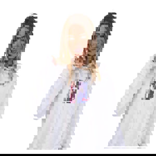 Diesel Womens/Ladies F-Reggy Hooded Sweatshirt - White - 