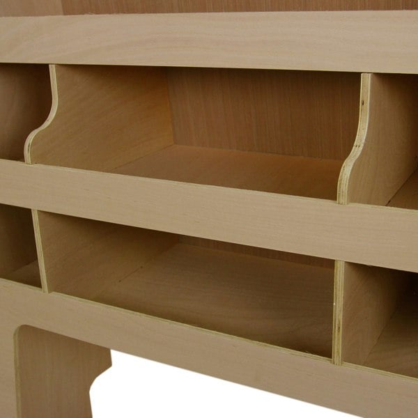 Monster Racking Ford Transit Custom SWB & LWB Offside Plywood Van Racking