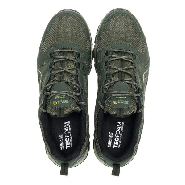 Regatta Mens Vendeavour Waterproof Walking Shoes - Dark Khaki - 