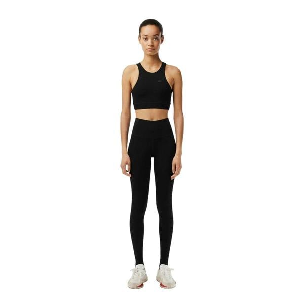Lacoste Womens/Ladies High Waist Leggings - Black - 