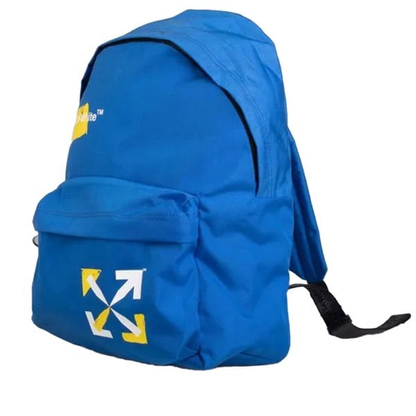 Off White Shapes Backpack - Blue/Yellow