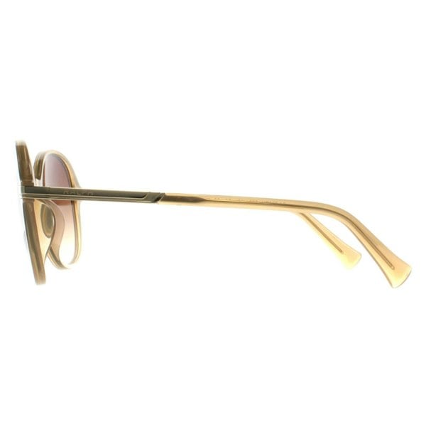Ralph By Ralph Lauren Sunglasses RA5297U 600413 Shiny Milky Light Brown Brown Gradient