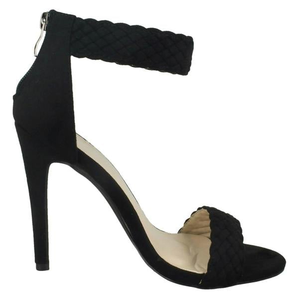 Anne Michelle Ladies Anne Michelle Braided Ankle Strap Sandals