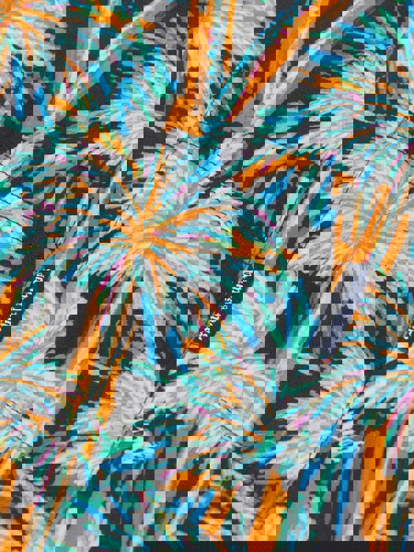 Palm Angels Boys AOP PA Palms Bowling Shirt in Black