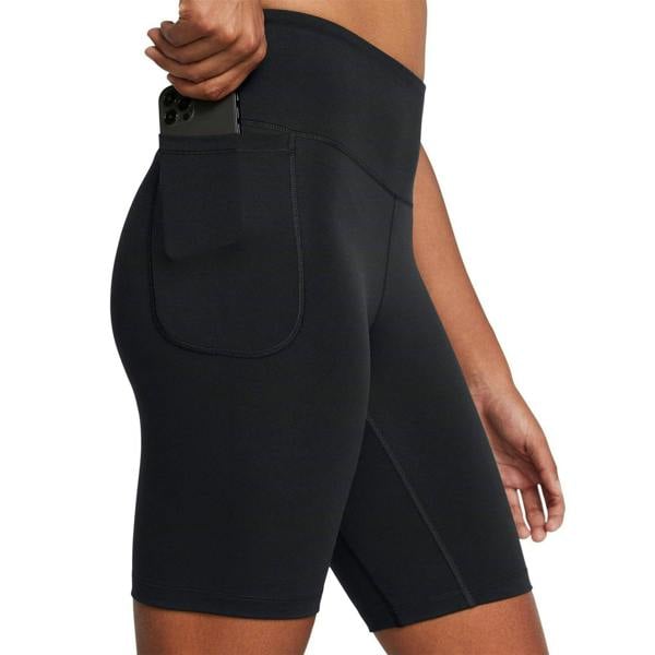 Under Armour Womens/Ladies Motion Performance High Waist Shorts - Black - 