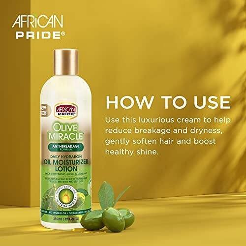 african pride olive miracle moisturizer lotion