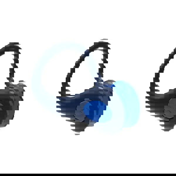 Blue and black Arena Nose Clip wireless earbud with loop design