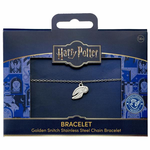 The Carat Shop Harry Potter Golden Snitch Stainless Steel Chain Bracelet