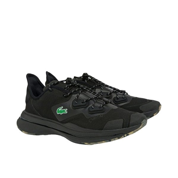 Lacoste Mens Run Spin Ultra Trainers - Black