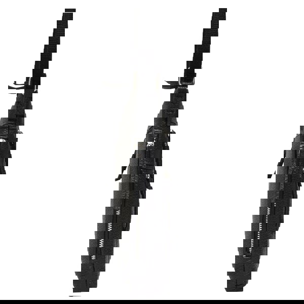 Assots London 'CORI' Black Pebble Grain Real Leather Crossbody Bag