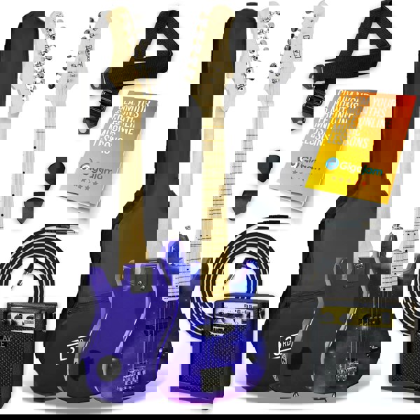 3rd Avenue Junior Electric Guitar Pack Pink Electric Guitars#Colour_Galaxy