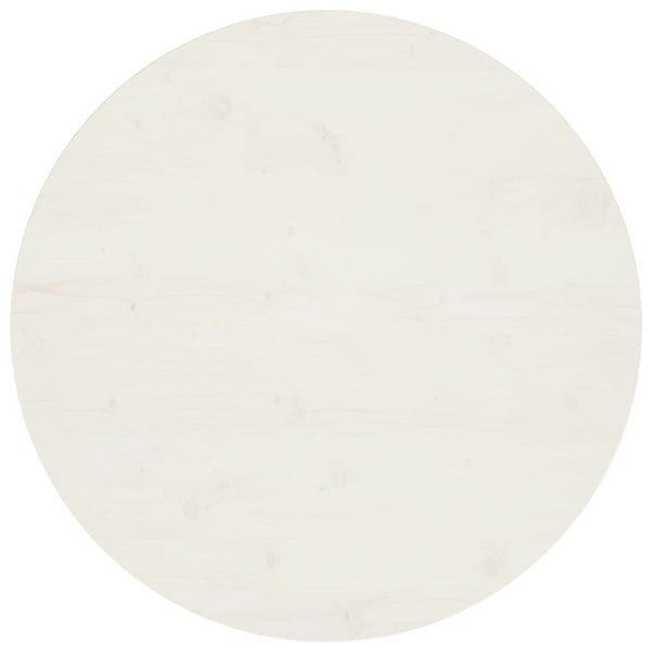 Berkfield Table Top White �_�”�_80x2.5 cm Solid Wood Pine