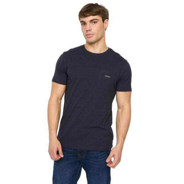 Crosshatch Mens Carritore T-Shirt - Navy - 