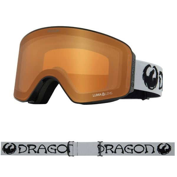 Dragon NFX MAG OTG - Classic Grey with Lumalens Gold Ionized & Lumalens Amber Lens