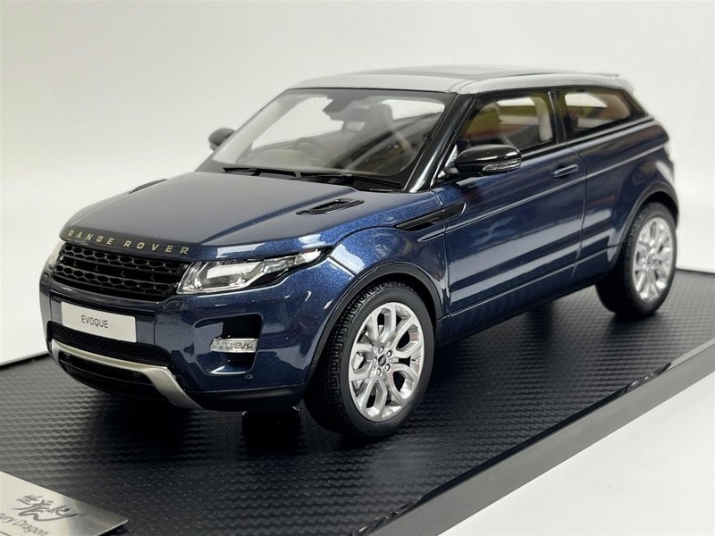 Century Dragon Range Rover Evoque 2011 Baltic Blue 1:18 Scale Century Dragon LRDCAREBB118