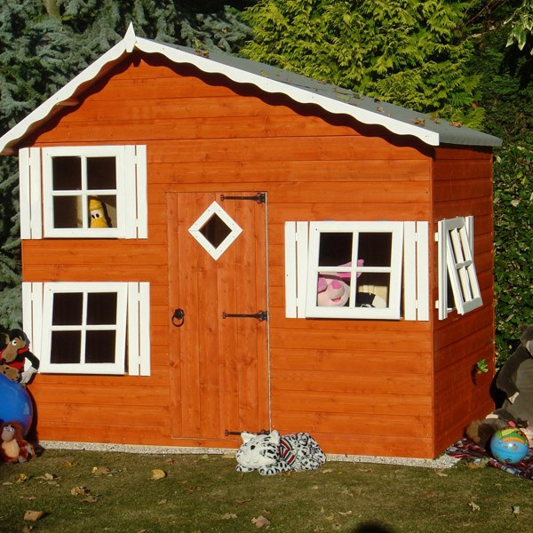 Shire Loft 8x6 2 storey Childrens Playhouse with 12mm Shiplap cladding - Best Shed