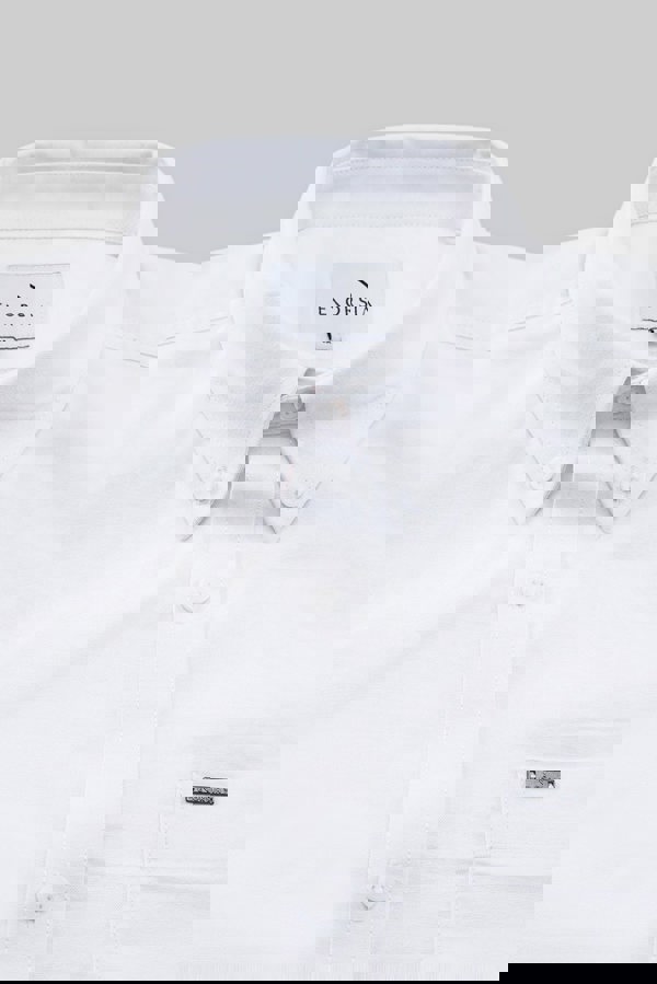 ENORSIA Mens Button Down Collar L/S Shirt