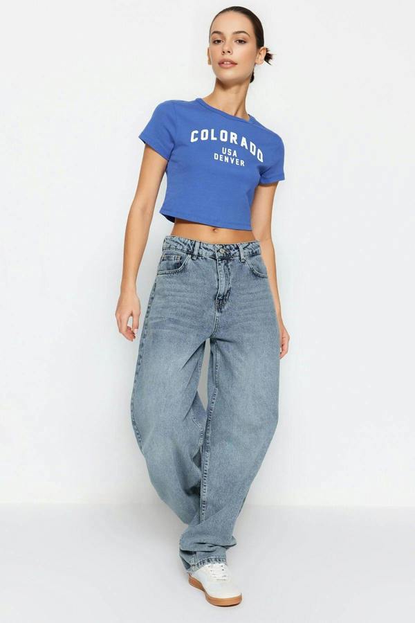 WOVCOR Low Waist Loose Baggy Jeans